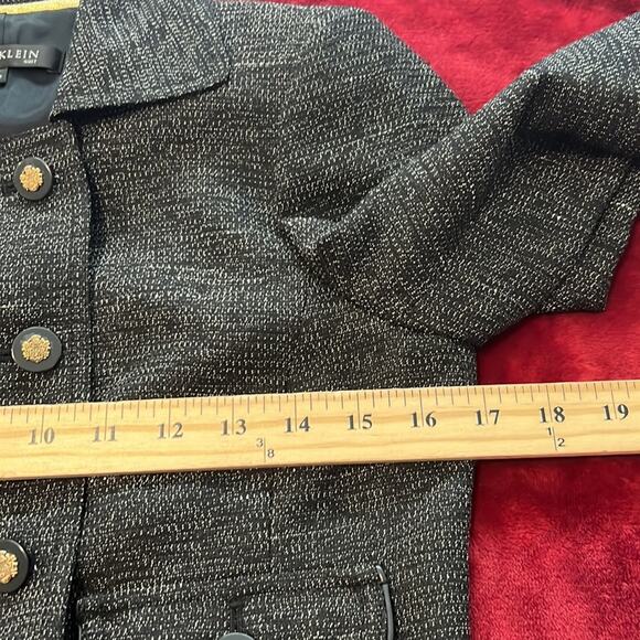 Anne Klein Double Breasted Suit Blazer Jacket Size 2P - Picture 9 of 10